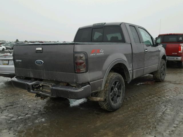 1FTPX14574KD38284 - 2004 FORD F150 GRAY photo 4