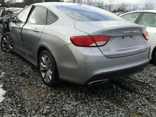 1C3CCCBG2FN517560 - 2015 CHRYSLER 200 S SILVER photo 3