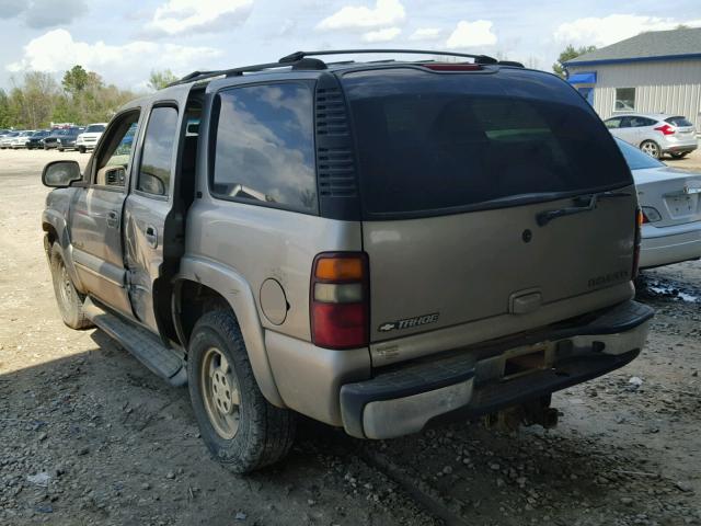 1GNEC13Z72R256431 - 2002 CHEVROLET TAHOE C150 GRAY photo 3