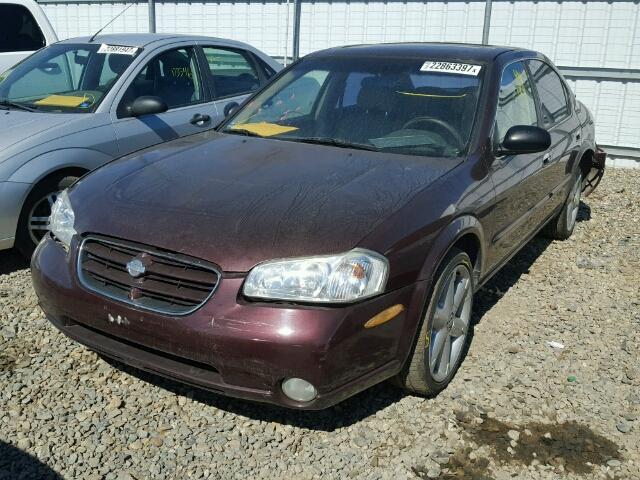 JN1CA31D8YT509182 - 2000 NISSAN MAXIMA GLE BROWN photo 2