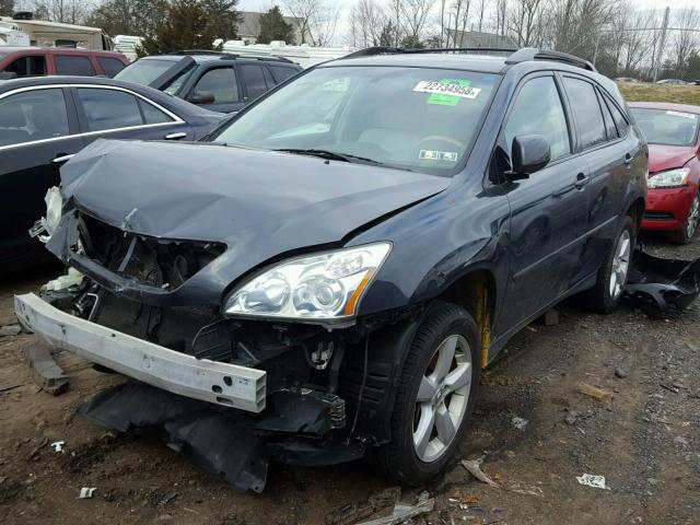 2T2HA31U75C073328 - 2005 LEXUS RX 330 BLUE photo 2