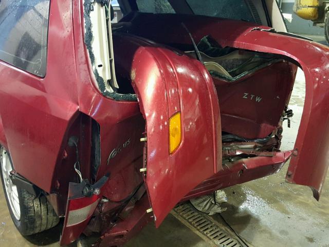 1FAFP36323W277345 - 2003 FORD FOCUS SE RED photo 9