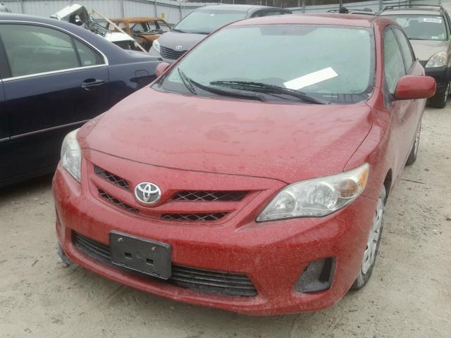 2T1BU4EE8BC642189 - 2011 TOYOTA COROLLA BA RED photo 9