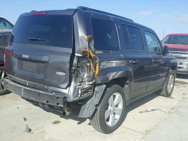 1C4NJPFA3GD647989 - 2016 JEEP PATRIOT LA GRAY photo 4