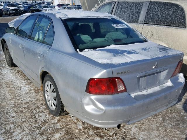 4A3AA46G02E117240 - 2002 MITSUBISHI GALANT ES SILVER photo 3