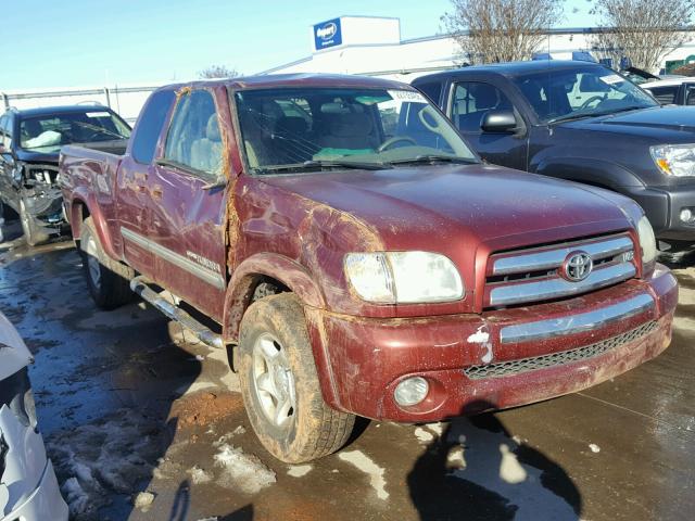 5TBRT34103S376274 - 2003 TOYOTA TUNDRA ACC MAROON photo 1