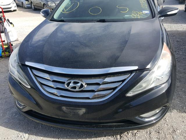 5NPEC4AC9BH003479 - 2011 HYUNDAI SONATA SE BLACK photo 7