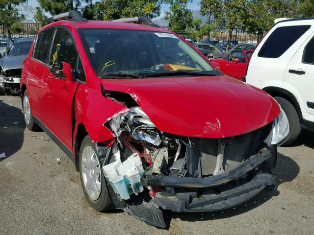 3N1BC1CP4BL391726 - 2011 NISSAN VERSA S RED photo 1