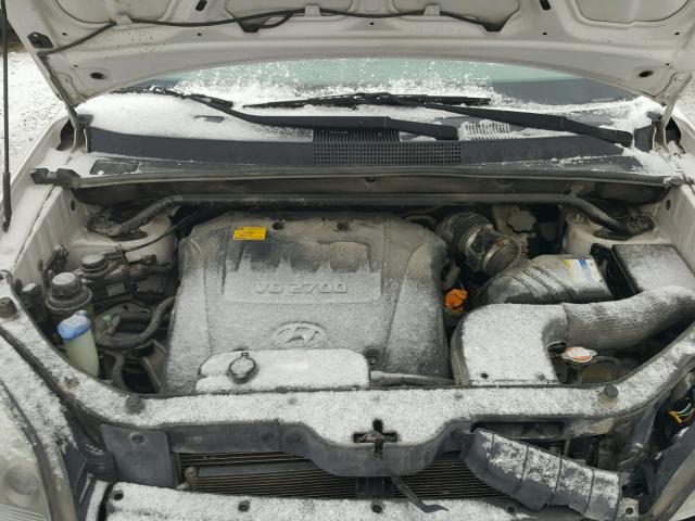 KM8JN72D78U768573 - 2008 HYUNDAI TUCSON SE WHITE photo 7