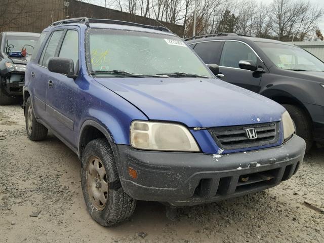 JHLRD18481C049619 - 2001 HONDA CR-V LX BLUE photo 1