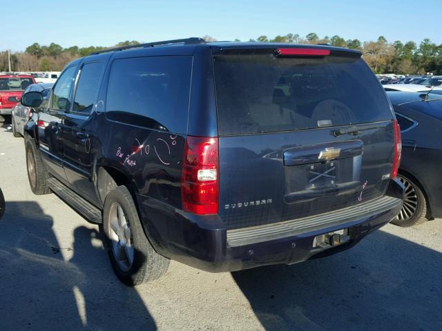 3GNFC16058G145449 - 2008 CHEVROLET SUBURBAN C BLUE photo 3