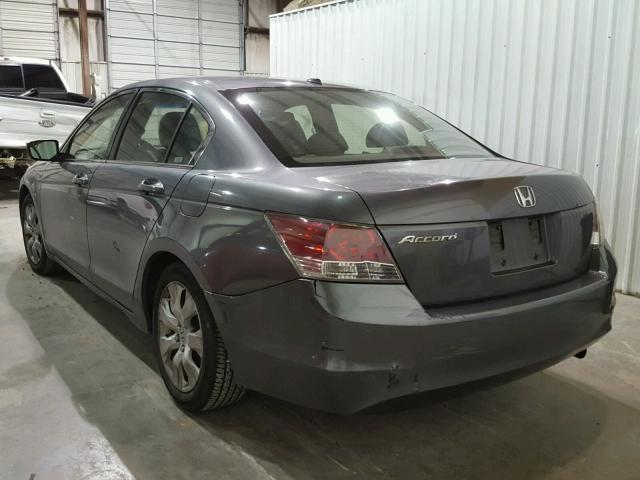 JHMCP26878C069388 - 2008 HONDA ACCORD EXL GRAY photo 3