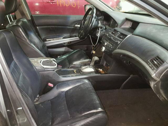 JHMCP26878C069388 - 2008 HONDA ACCORD EXL GRAY photo 5