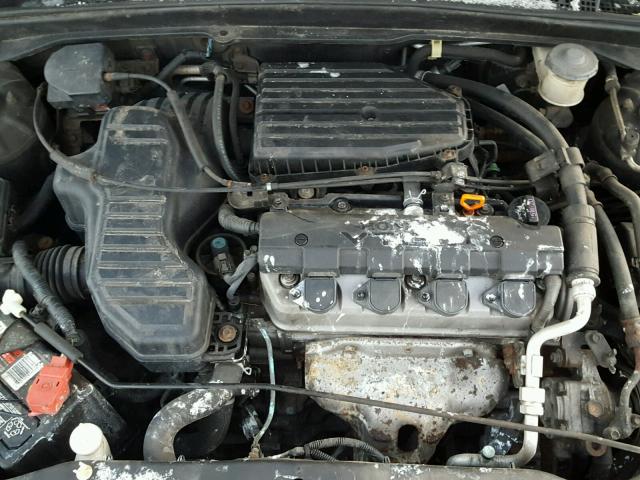 2HGES26894H631471 - 2004 HONDA CIVIC EX შავი ფოტო 7