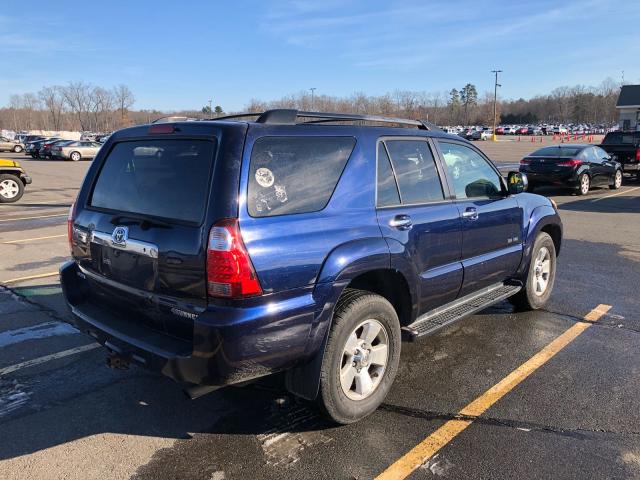 JTEBU14R770123098 - 2007 TOYOTA 4RUNNER SR BLUE photo 4