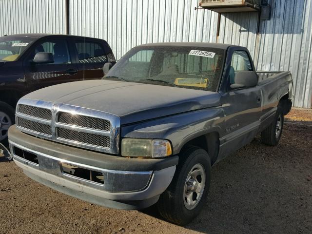 1B7HC16Y51S330638 - 2001 DODGE RAM 1500 GRAY photo 2