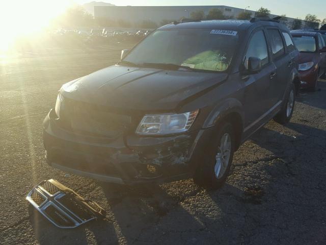 3C4PDCBGXFT686073 - 2015 DODGE JOURNEY SX GRAY photo 2