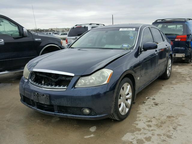 JNKAY01E06M116306 - 2006 INFINITI M35 BASE BLUE photo 2