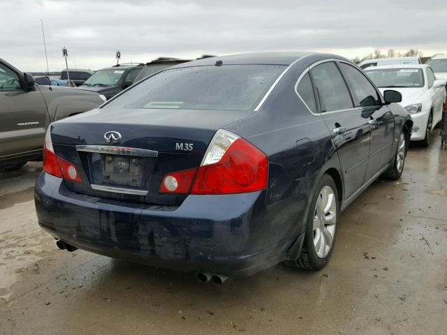 JNKAY01E06M116306 - 2006 INFINITI M35 BASE BLUE photo 4