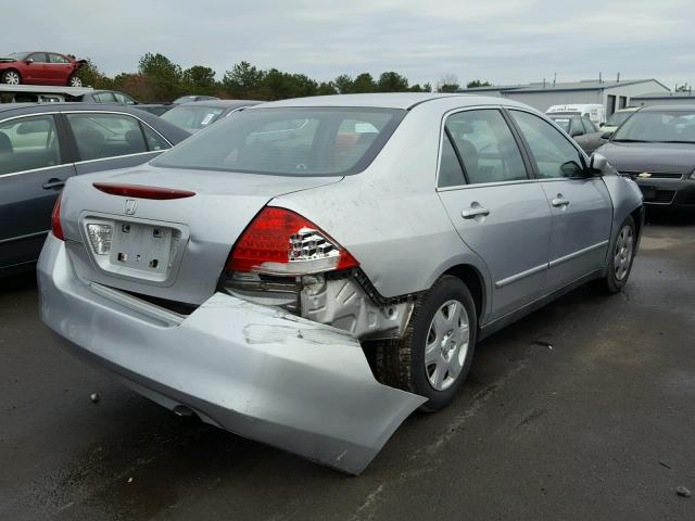 1HGCM56437A211417 - 2007 HONDA ACCORD LX GRAY photo 4