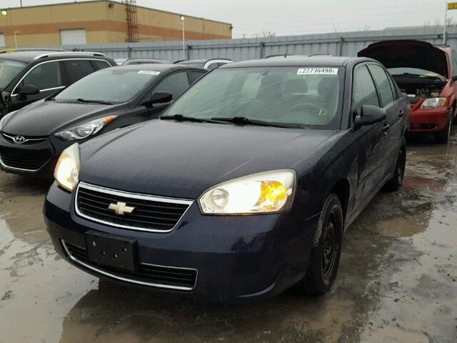 1G1ZS51F06F202160 - 2006 CHEVROLET MALIBU LS BLUE photo 2