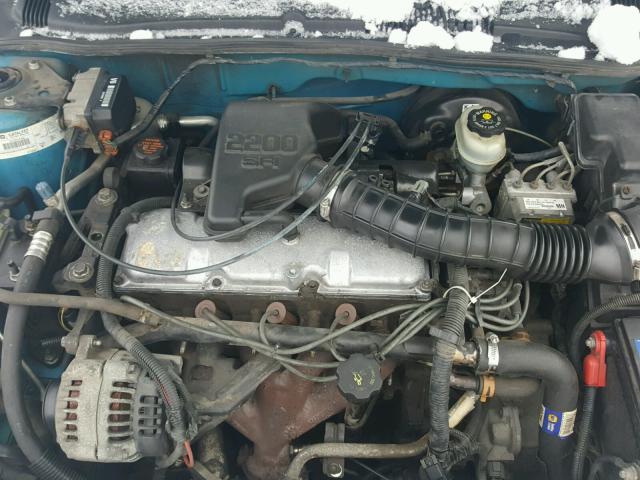 1G1JF5243Y7152186 - 2000 CHEVROLET CAVALIER L TEAL photo 7