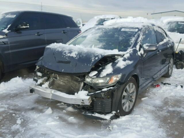 2HGFA1F83BH510689 - 2011 HONDA CIVIC EX ნაცრისფერი ფოტო 2