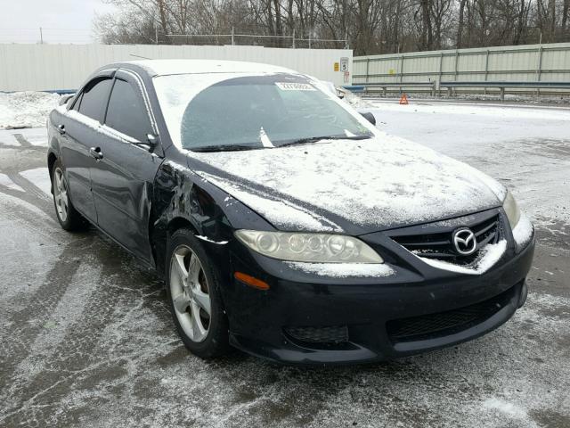 1YVHP80D455M05962 - 2005 MAZDA 6 S BLACK photo 1