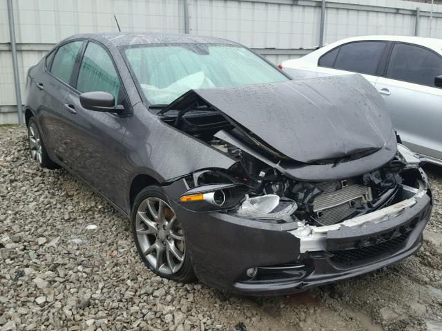 1C3CDFBB5FD237463 - 2015 DODGE DART SXT GRAY photo 1