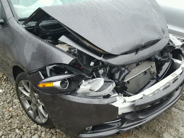 1C3CDFBB5FD237463 - 2015 DODGE DART SXT GRAY photo 9