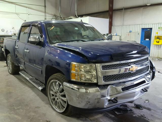 3GCPKSE7XDG184486 - 2013 CHEVROLET SILVERADO BLUE photo 1