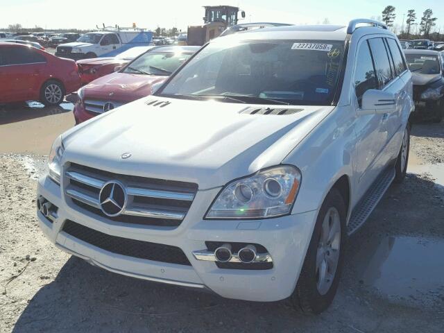 4JGBF7BE9BA732175 - 2011 MERCEDES-BENZ GL 450 4MA WHITE photo 2