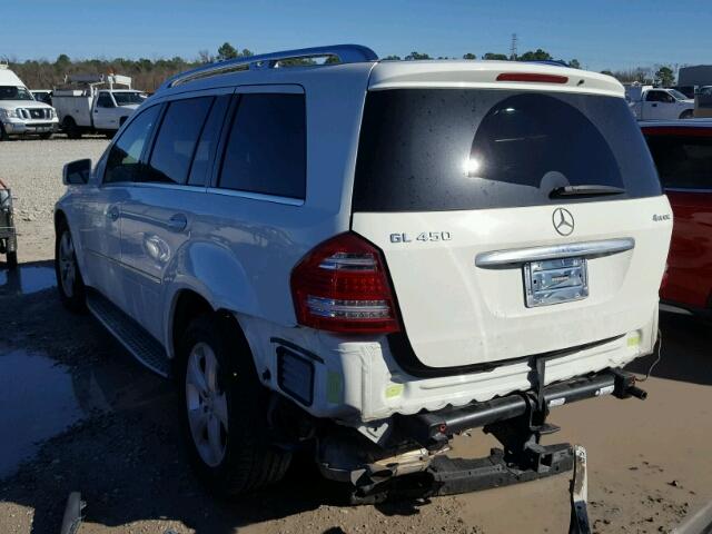 4JGBF7BE9BA732175 - 2011 MERCEDES-BENZ GL 450 4MA WHITE photo 3