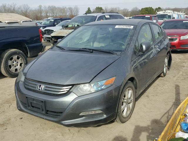 JHMZE2H76AS036091 - 2010 HONDA INSIGHT EX GRAY photo 2