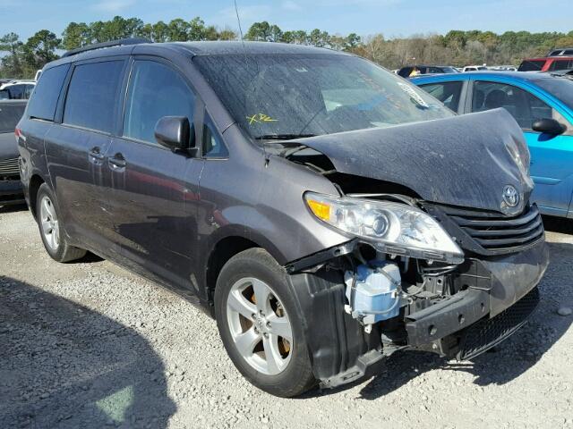 5TDKK3DC6BS058333 - 2011 TOYOTA SIENNA LE GRAY photo 1