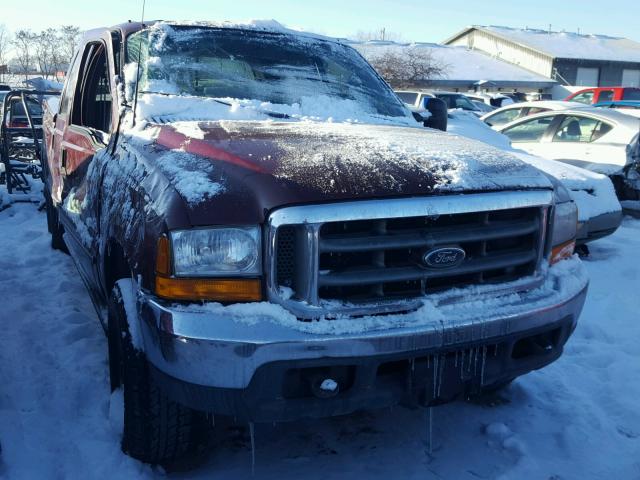 1FTNW21F7YEB45828 - 2000 FORD F250 SUPER BURGUNDY photo 1