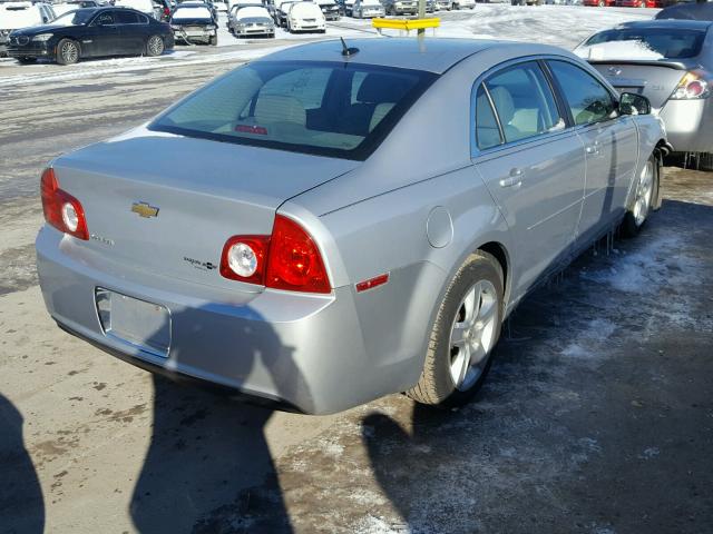 1G1ZB5EB1AF117330 - 2010 CHEVROLET MALIBU LS SILVER photo 4