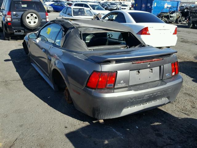 1FAFP44674F210969 - 2004 FORD MUSTANG CHARCOAL photo 3