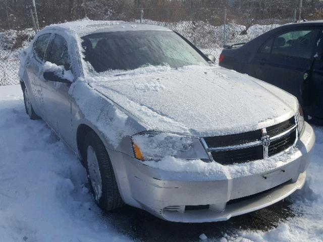 1B3CC4FB3AN215057 - 2010 DODGE AVENGER SX SILVER photo 1