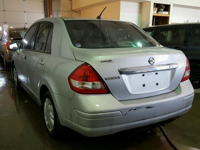 3N1BC11E79L457679 - 2009 NISSAN VERSA S SILVER photo 3