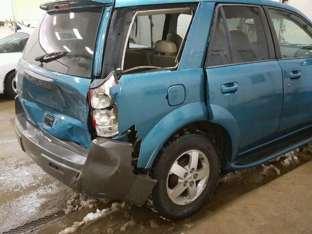 5GZCZ33D15S828250 - 2005 SATURN VUE TURQUOISE photo 9