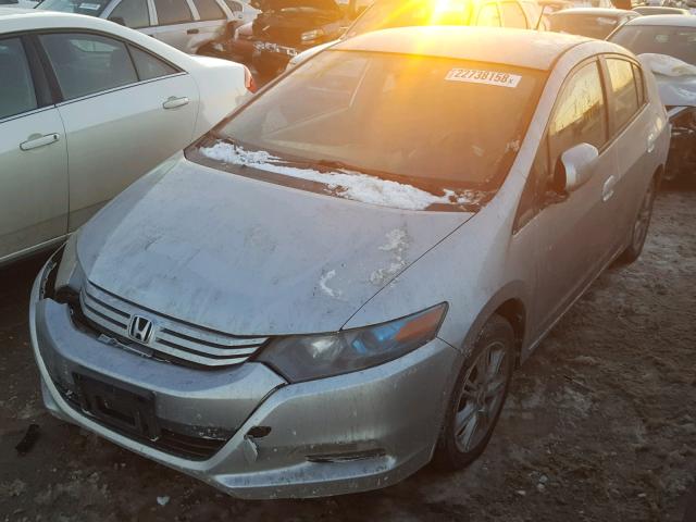 JHMZE2H75AS017211 - 2010 HONDA INSIGHT EX SILVER photo 2