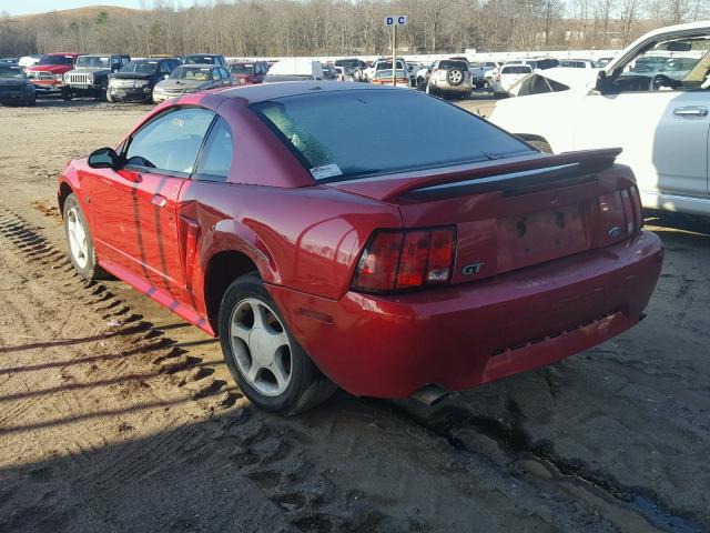 1FAFP42X4YF270967 - 2000 FORD MUSTANG GT RED photo 3