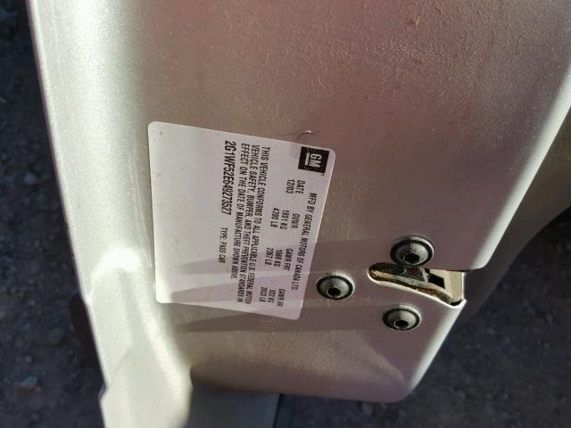 2G1WF52E649273527 - 2004 CHEVROLET IMPALA 银色 照片 10