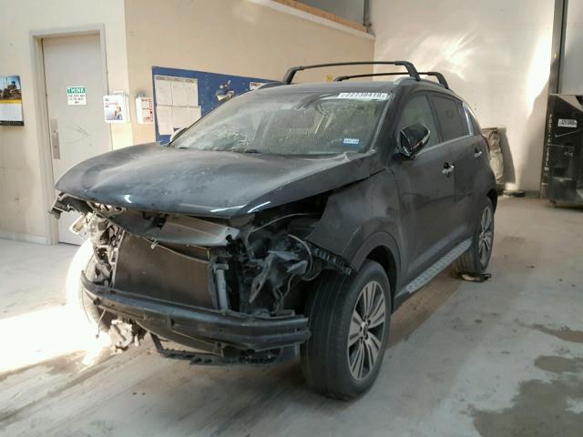 KNDPC3ACXE7657807 - 2014 KIA SPORTAGE E BLACK photo 2