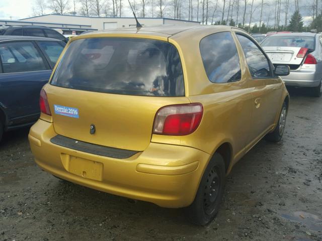 JTDJT123640056507 - 2004 TOYOTA ECHO GOLD photo 4