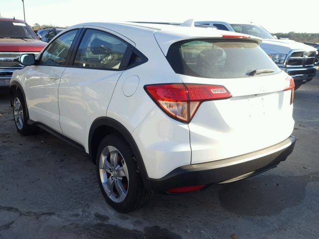 3CZRU5H33HM702856 - 2017 HONDA HR-V LX WHITE photo 3