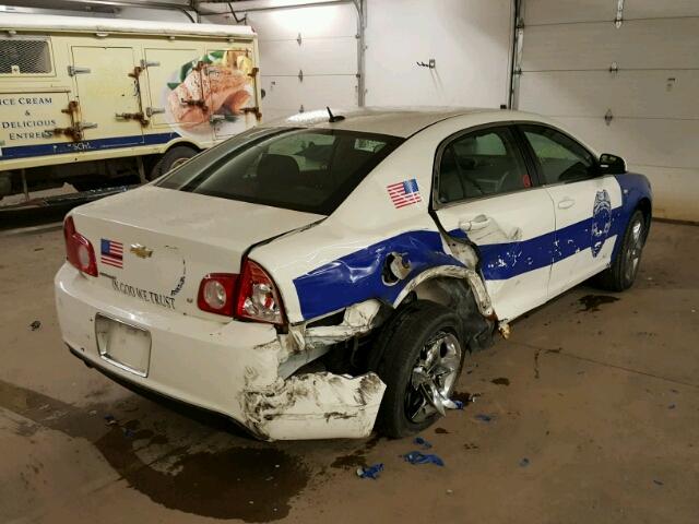 1G1ZH57B984230086 - 2008 CHEVROLET MALIBU 1LT თეთრი ფოტო 4