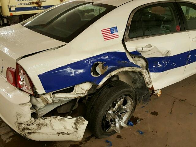 1G1ZH57B984230086 - 2008 CHEVROLET MALIBU 1LT თეთრი ფოტო 9