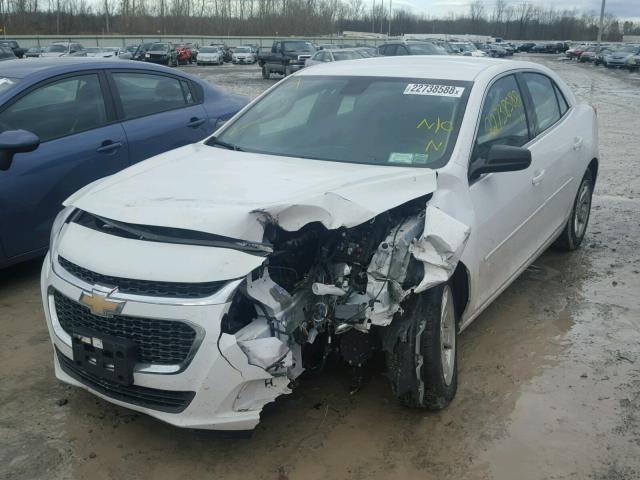 1G11B5SL6FF109984 - 2015 CHEVROLET MALIBU LS WHITE photo 2